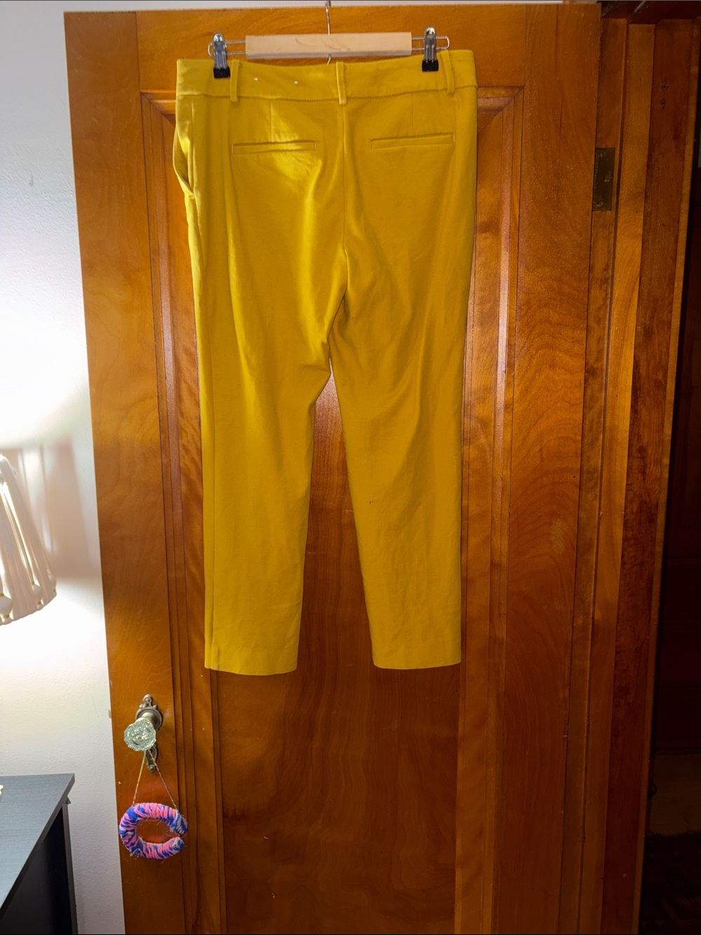 Ann Taylor Factory Straight-Leg Trousers in Mustard - Picture 5 of 7